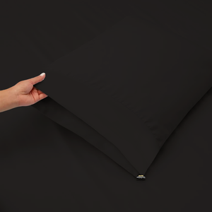 Black RV Sheet Set Solid Bliss Sateen