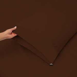 Chocolate RV Sheet Set Solid Bliss Sateen