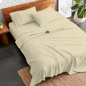 Ivory Sheet Set Bliss Solid Sateen