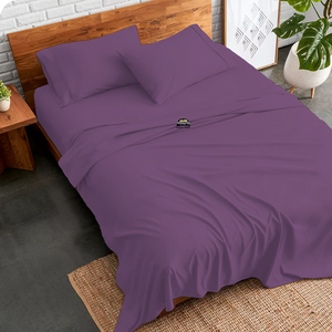 Lavender Sheet Set Bliss Solid Sateen