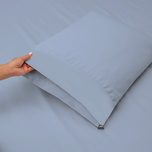 Light Blue RV Sheet Set Solid Bliss Sateen