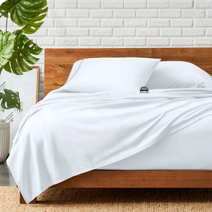 White Sheet Set Bliss Solid  Sateen