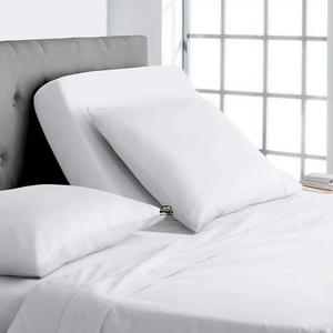 White Top Split Sheet Set 34 Inches Bliss Solid